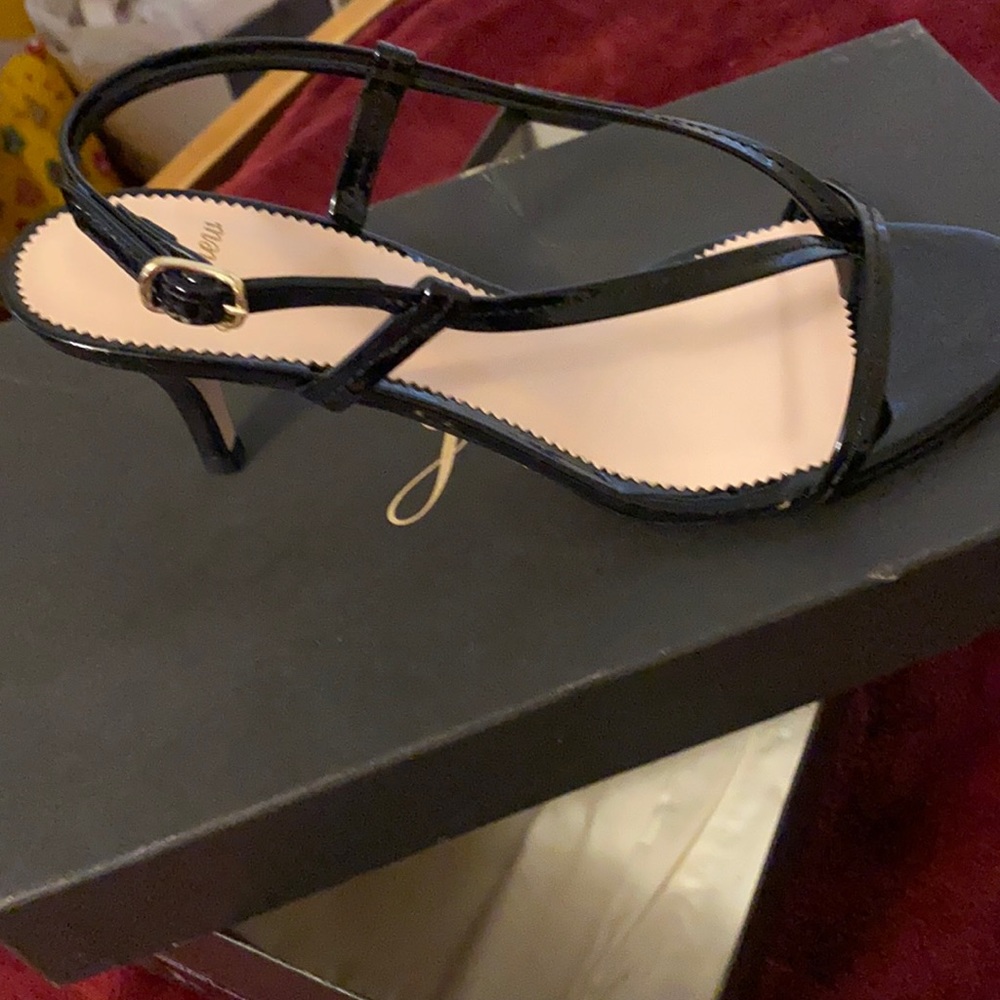 NIB J. Crew Patent Leather Slingbacks Sandal 6.5